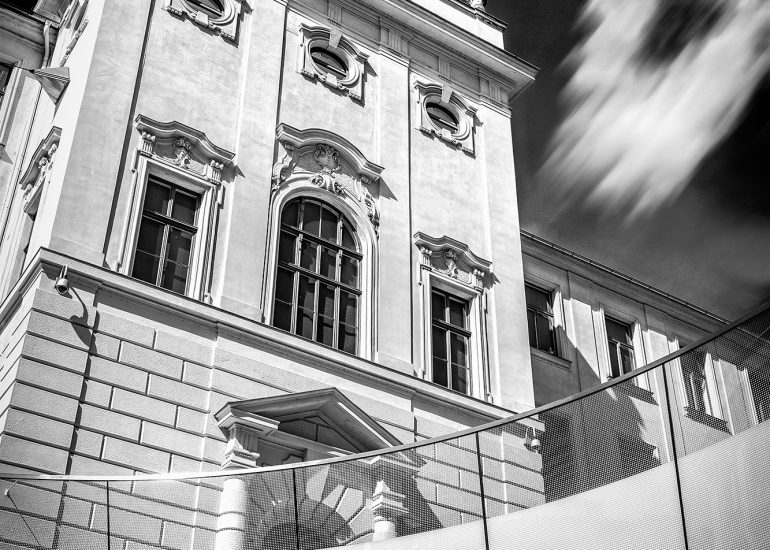 Joanneumsviertel Graz, Haupteingang