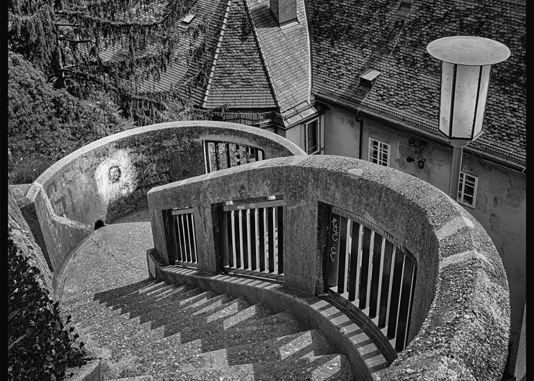 Die Schlossbergtreppe wurde während des 1. Weltkriegs erbaut.