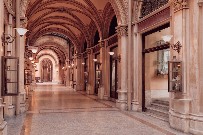 Palais Ferstel Passage in Wien - Ostteil der Passage
