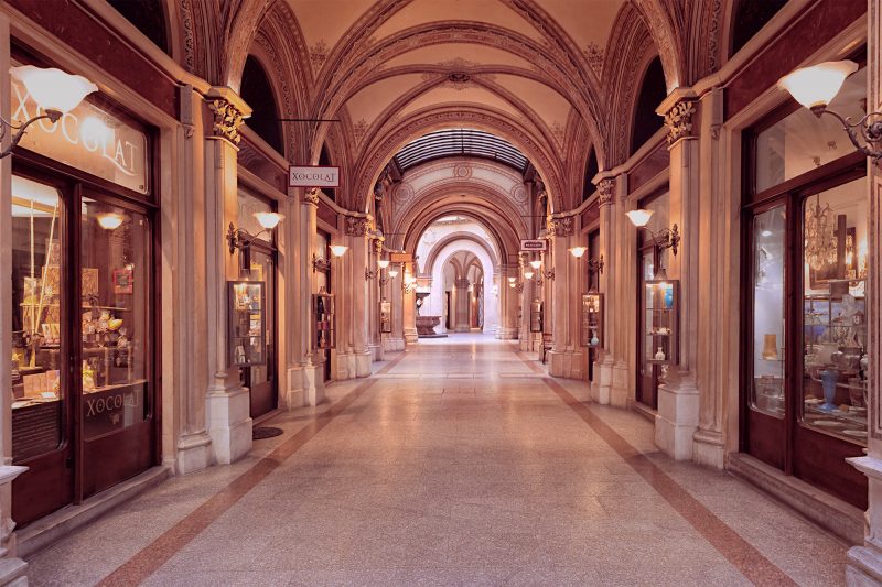 Palais Ferstel Passage in Wien - Ostteil der Passage