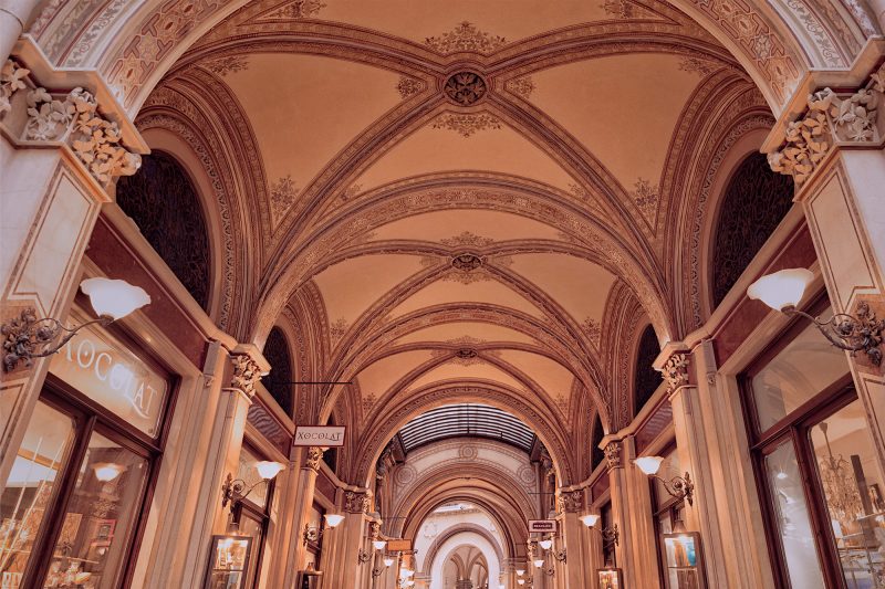 Palais Ferstel Passage in Wien - Ostteil der Passage