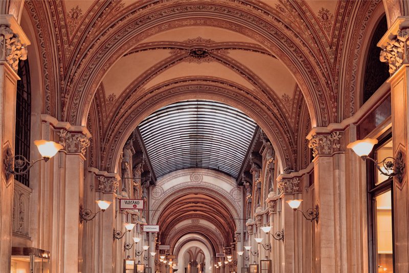 Palais Ferstel Passage in Wien - Ostteil der Passage